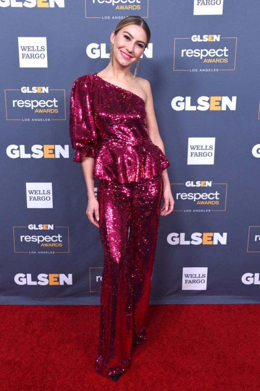 American actress Chelsea Kane at 2019 GLSEN Respect Awards 95